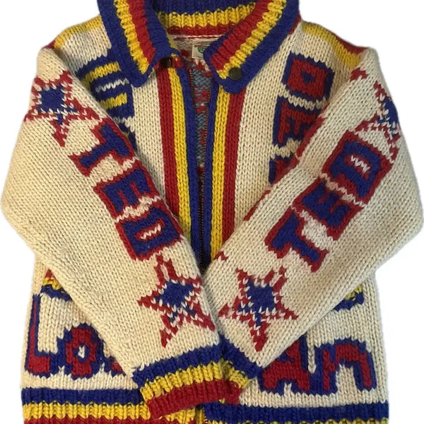 [BUNJANG] Ted Company Cowichan Wool Knit Zip-Up Jacket / 테드컴퍼니 코위찬
