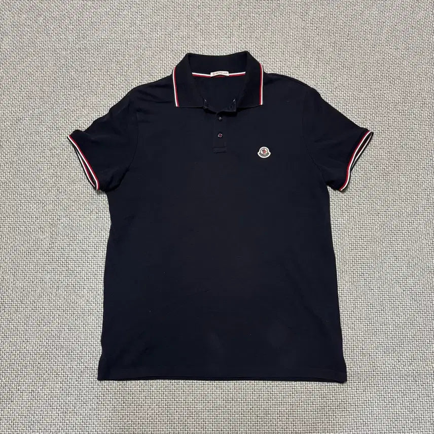 [BUNJANG] Moncler L Size Navy Polo T-Shirt / [L Size] 몽클레어 카라티