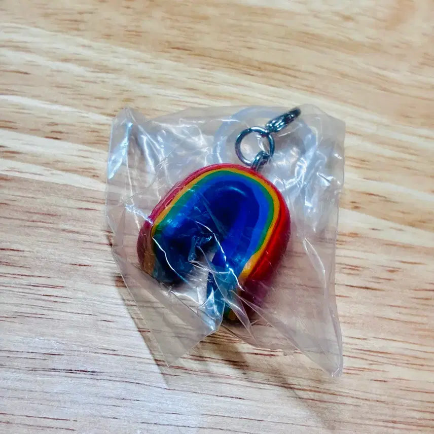 [BUNJANG] Daisuke Kondo Rainbow Keychain (Sealed) / 다이스케 콘도 메지루시 무지개 키링 미개봉