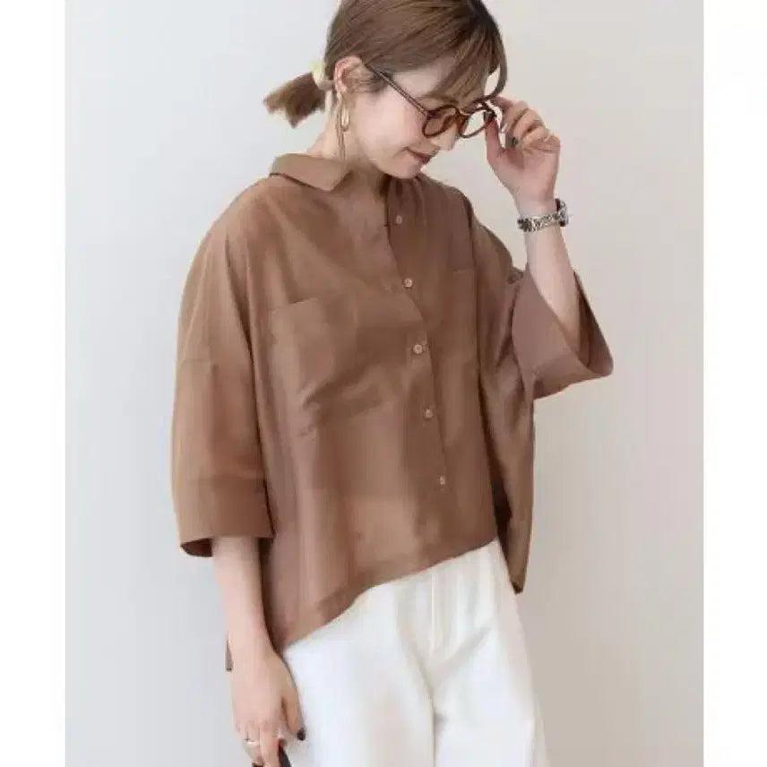 [BUNJANG] AMERICAN HOLIC Poly Blouse / AMERICAN HOLIC 블라우스