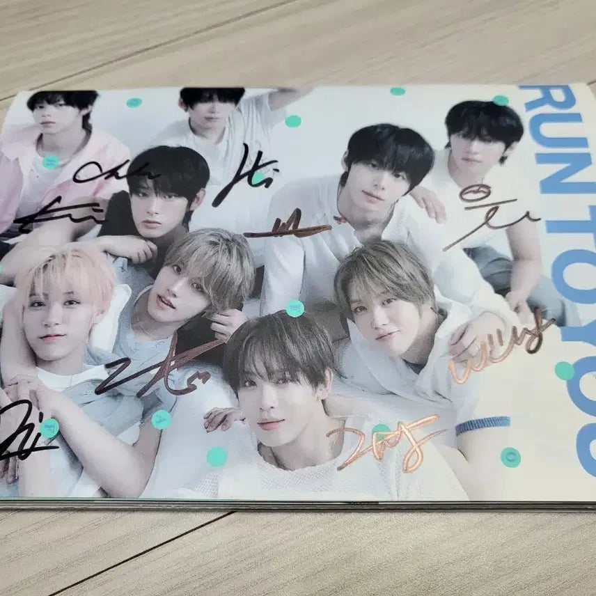 [BUNJANG] AHOP Mini 3rd Album RUN TO YOU Autographed Album / 아홉 AHOP 미니 3집 RUN TO YOU 친필 사인 앨범 싸인