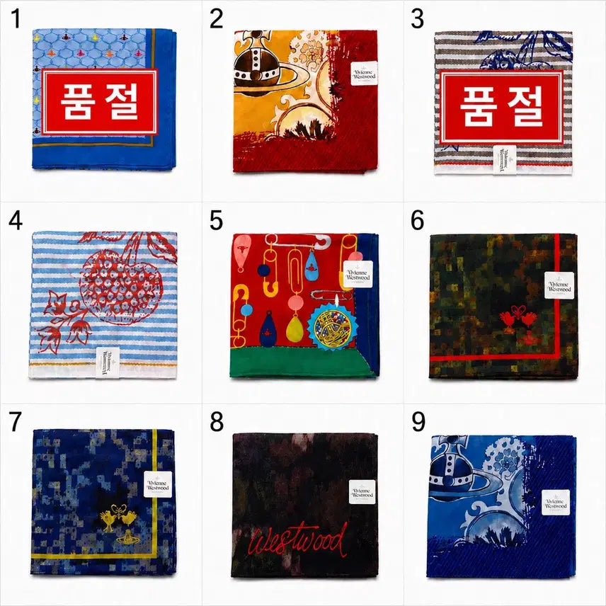 [BUNJANG] Vivienne Westwood Authentic Handkerchief / 비비안웨스트우드 손수건 정품