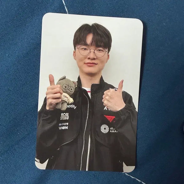 [BUNJANG] T1 Faker 15cm Doll Photocard / 티원 페이커 인형 포카 포토카드 15cm