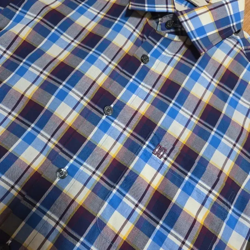 [BUNJANG] Daks Men's Check Shirt - Size 95 (New) / 닥스 남성 체크 셔츠(새상품/95사이즈)