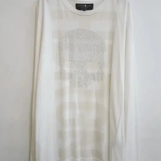 [BUNJANG] Hydrogen Skull Crystal Long Sleeve T-Shirt XXL / Hydrogen 하이드로겐 스컬 크리스탈 롱슬리브 티셔츠 XXL