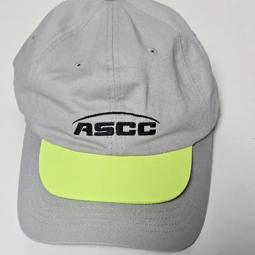 [BUNJANG] Ader Error x SSENSE ASCC Cap Hat Grey/Fluorescent / 아더에러 x 센스 ASCC 캡 모자 그레이/형광