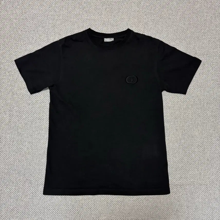 [BUNJANG] Dior CD Logo Short Sleeve T-Shirt - Black, Size M / [M Size] 디올 CD로고 반팔티