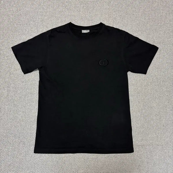 [BUNJANG] Dior CD Logo Short Sleeve T-Shirt - Black, Size M / [M Size] 디올 CD로고 반팔티