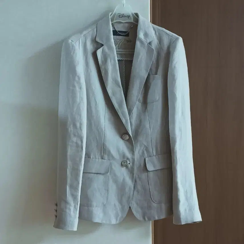 [BUNJANG] Hazzys Women's Linen Jacket Beige / 헤지스 여성 린넨 자켓 55