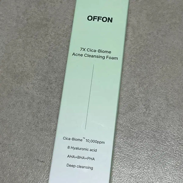 [BUNJANG] Offon 7x Cica Biome pH-Balanced Cleansing Foam 120ml / 오프온 7x 시카 바이옴 약산성 클렌징폼 120ml