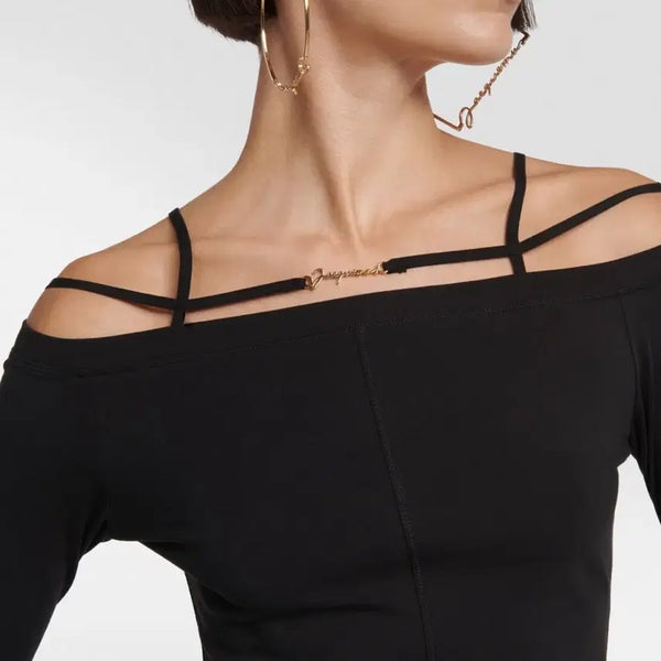 [BUNJANG] Jacquemus Women's Off-the-Shoulder Top Black XS / 여성 자크머스 탑