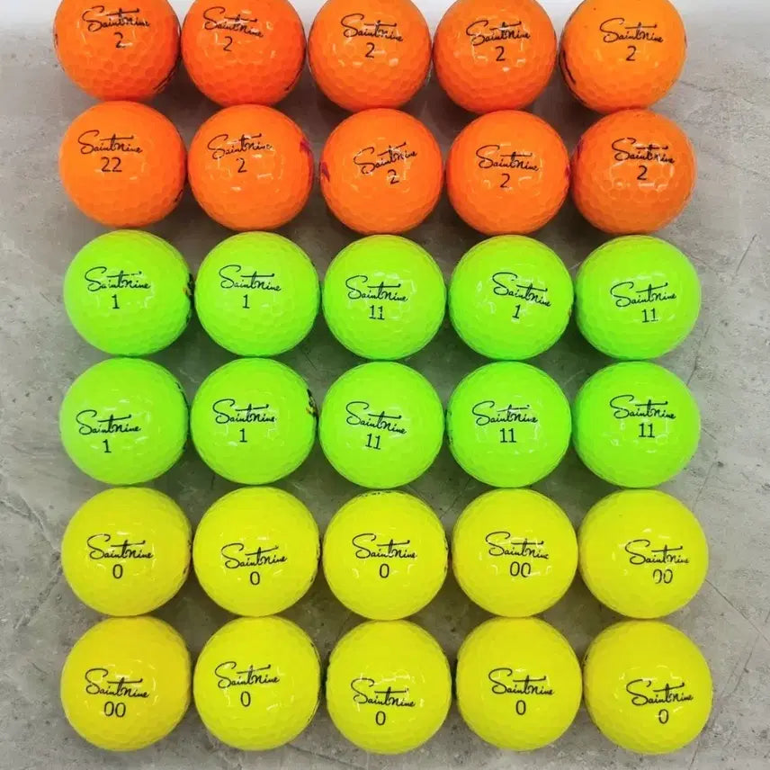[BUNJANG] Saintnine 3-Piece A+/A Grade 30 Golf Balls (Lost Ball) / 세인트나인 3피스 A+/A급 30개 골프공 로스트볼