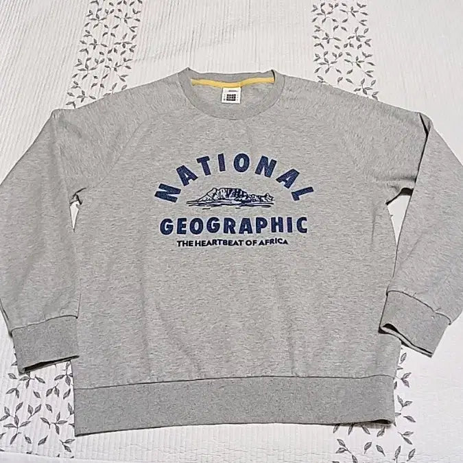 [BUNJANG] National Geographic Oversized Sweatshirt / 내셔널지오그래픽 오버핏맨투맨 100 가슴58 기장68