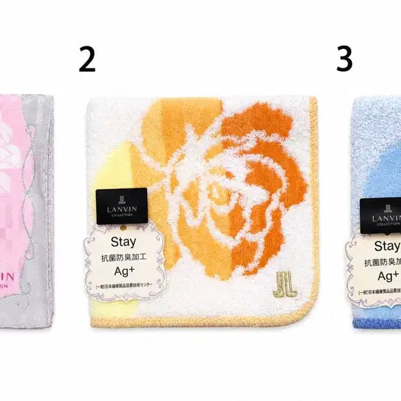 [BUNJANG] Lanvin Set of 3 Handkerchiefs/Towels / 랑방 3종류 손수건 핸드타월 정품