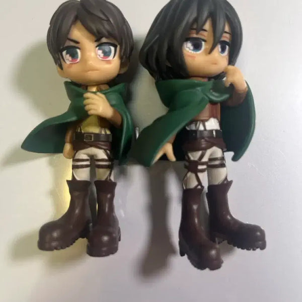 [BUNJANG] Attack on Titan Armored Titan Eren Yeager & Mikasa Ackerman Figure Set / 진격의 거인 팔버스 에렌, 미카사 피규어