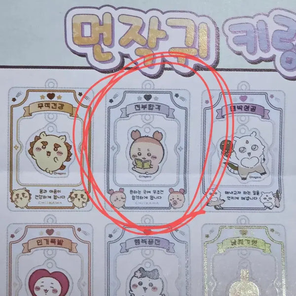 [BUNJANG] Lucky Charms "Mun-jak-gwi" Keychain (Kkani) / 행운의 먼작귀 키링(카니) 전부합격!!