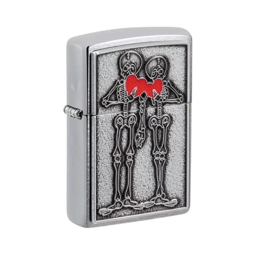 [BUNJANG] Zippo Skull Love Emblem Lighter Wackomaria / USA 스컬 러브 엠블럼 지포 라이터 와코마리아