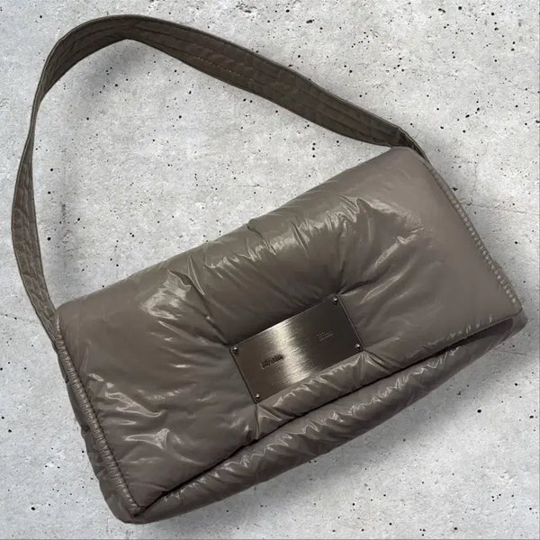 [BUNJANG] Matinkim Padded Shoulder Bag Grey / 마뗑킴 패딩 숄더백 그레이