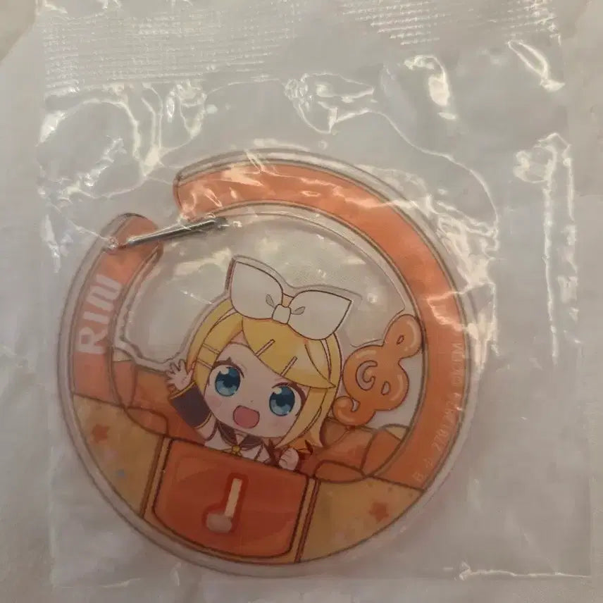[BUNJANG] Hatsune Miku Kagamine Rin Acrylic Carabiner Gacha / 하츠네 미쿠 아크릴 카라비너 가챠(카가미네 린)