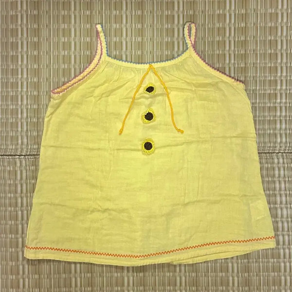 [BUNJANG] Sunflower Camisole / 일본 모리걸 해바라기 나시