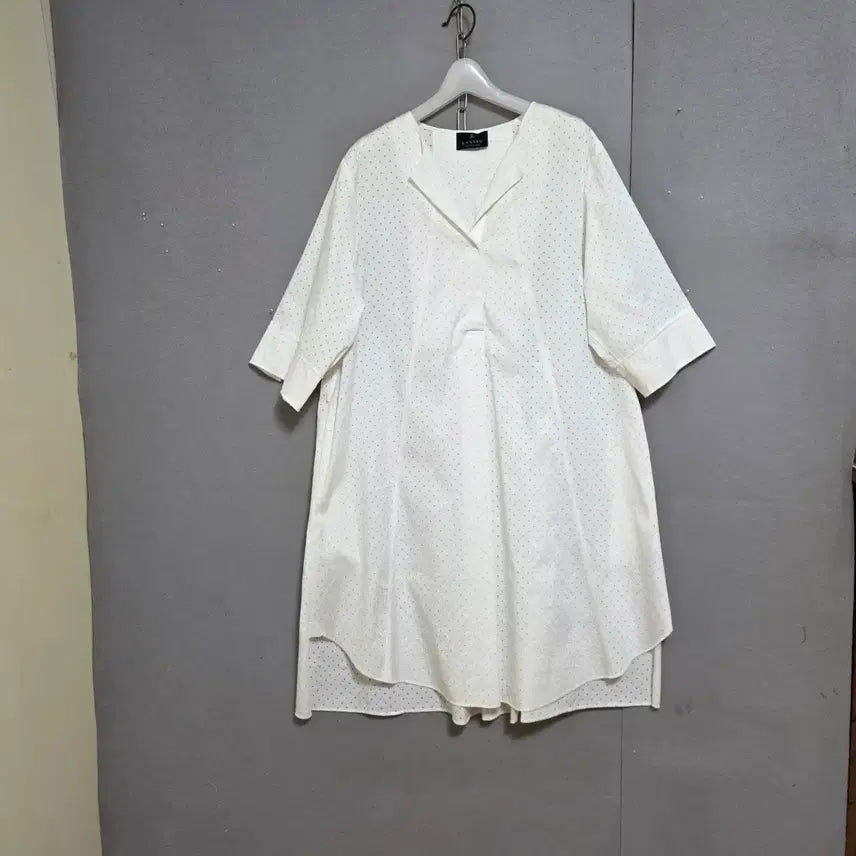 [BUNJANG] Lanvin Loose Fit White Dress / 랑방 루스핏 화이트 원피스 66   n7802