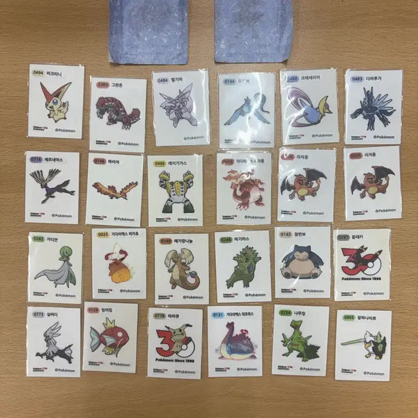 [BUNJANG] Pokemon Stickers (Legendary & Regular) / 띠부실팝니다(전설 및 일반)