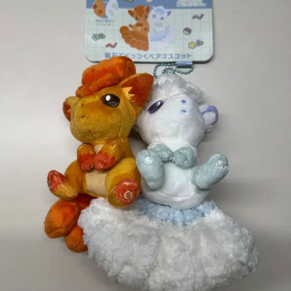 [BUNJANG] Pokemon Magnet Mascot Keyring (Nuh-rang-na-rang & Alolan Vulpix) / [새상품/정품] 포켓몬 자석 마스코트 키링 너랑나랑 식스테일 알로라