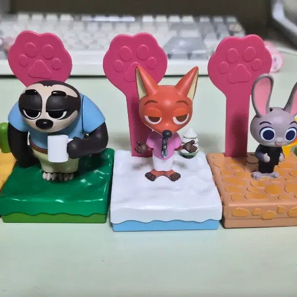[BUNJANG] Cetaphil Zootopia Figure Bundle Set / 세타필 주토피아 피규어 올클 일괄판매