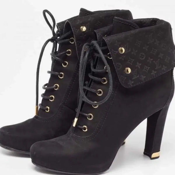 [BUNJANG] Louis Vuitton Leather Heeled Boots / 루이비통 힐부츠 정품