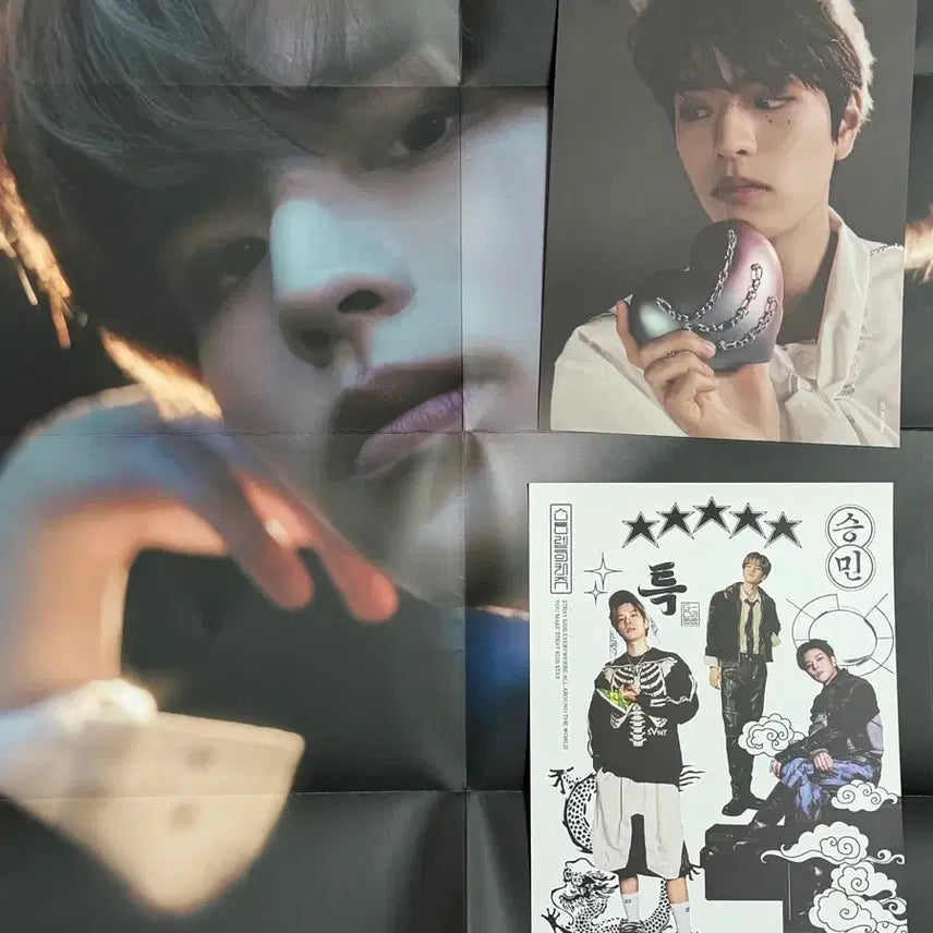 [BUNJANG] Stray Kids Seungmin Paper Goods Bundle Set / 스트레이키즈 승민 지류 굿즈 일괄