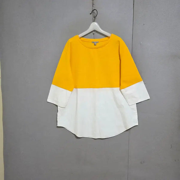 [BUNJANG] COS Colorblock Boxy Fit T-Shirt M / COS 코스 박시핏 배색다른 티셔츠 M  n5806