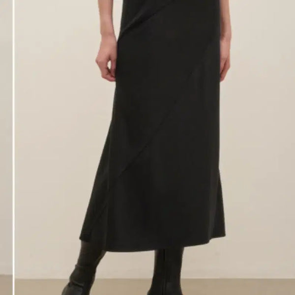 [BUNJANG] System Black Long Skirt / 시스템 스커트