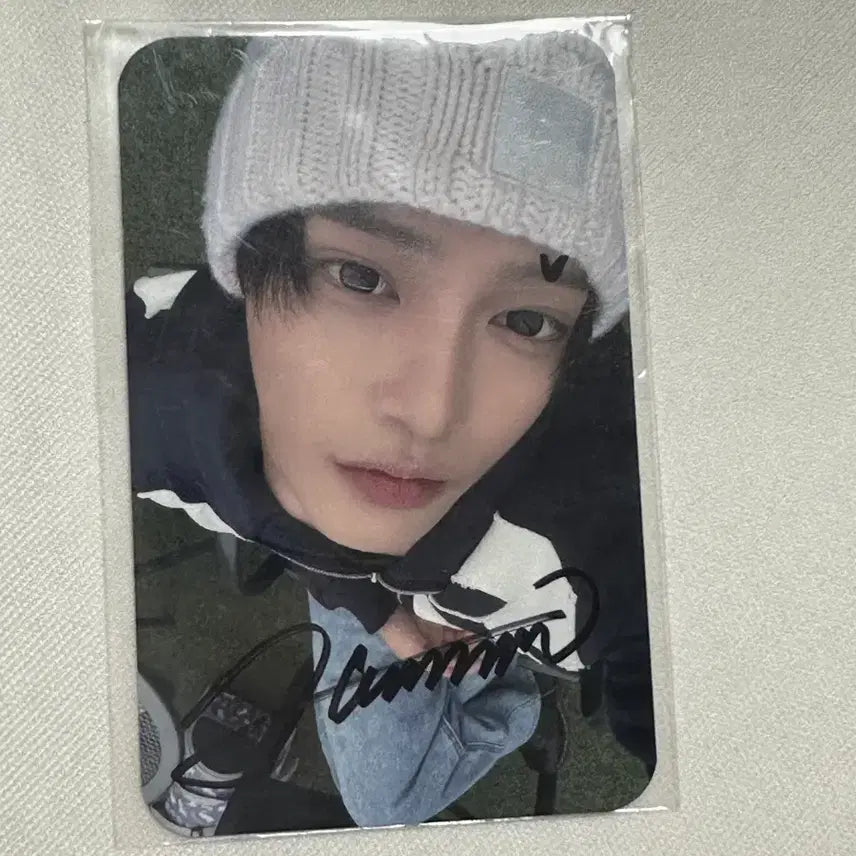 [BUNJANG] Zhang Han Yun Signed Photocard / 장한음 싸인포카