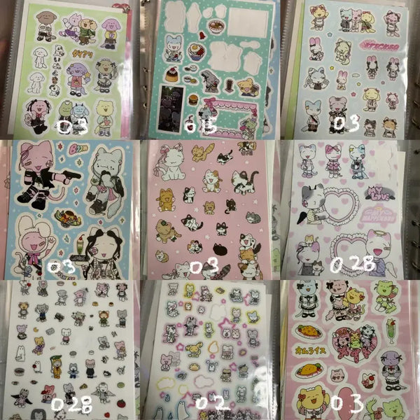 [BUNJANG] Arsen Sticker Postcard Set for Journaling / 아르센 스티커 엽서 다꾸