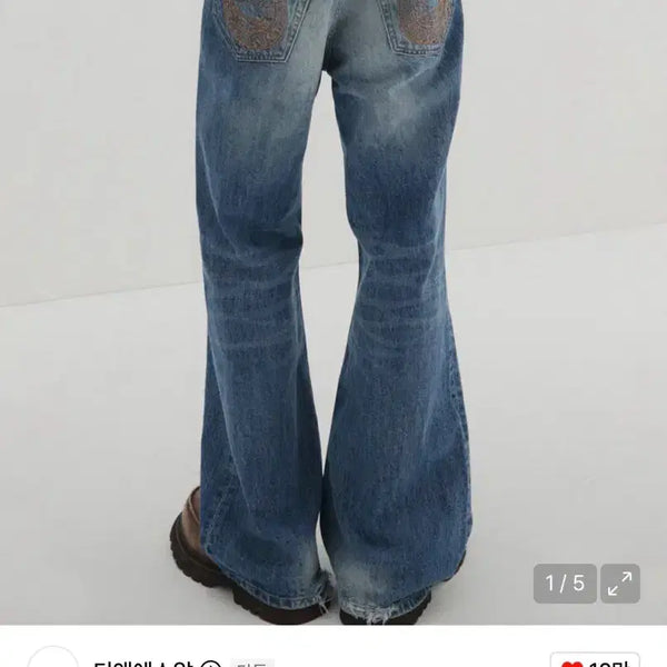 [BUNJANG] dnsr Western Flare Denim Pants Blue / [L] 디앤에스알 dnsr 웨스턴 플레어 데님 팬츠 블루 새상품