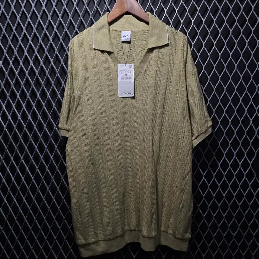 [BUNJANG] Zara Short Sleeve Polo T-shirt L / 자라 반팔 카라티 L