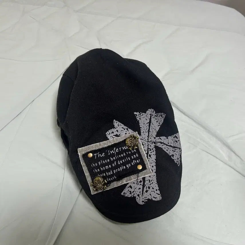 [BUNJANG] Japanese Vintage Punk Y2K Hunting Cap / 일본빈티지 펑크 y2k 와투케 헌팅캡 핀터레스트 모자