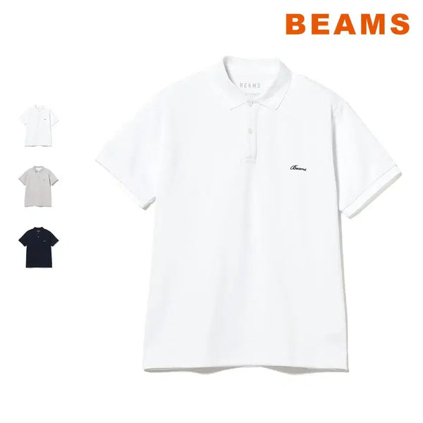 [BUNJANG] BEAMS One Point Basic Fit Polo Shirt / 빔즈 원포인트 베이직핏 폴로셔츠