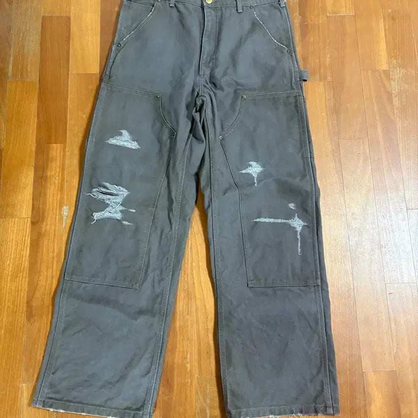 [BUNJANG] Kamiya Borow Duck Painter Pants - Medium / 카미야 보로 덕 페인터 팬츠 M