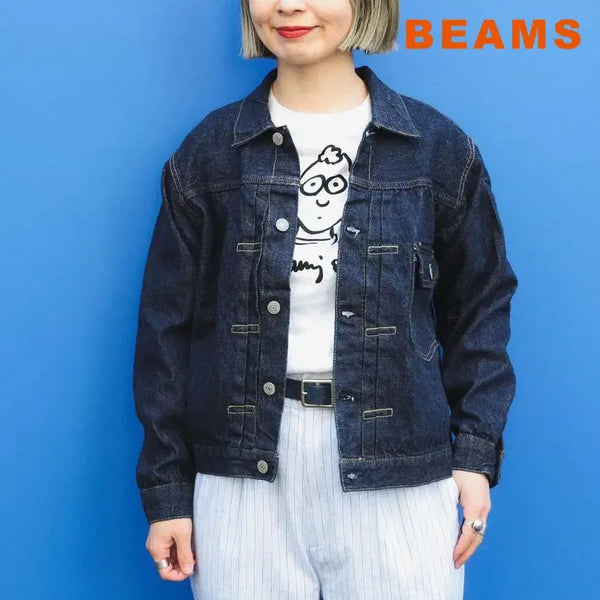 [BUNJANG] BEAMS BOY x orSlow Munro Jacket Indigo / 빔즈 보이 별주 오어슬로우 먼로 자켓