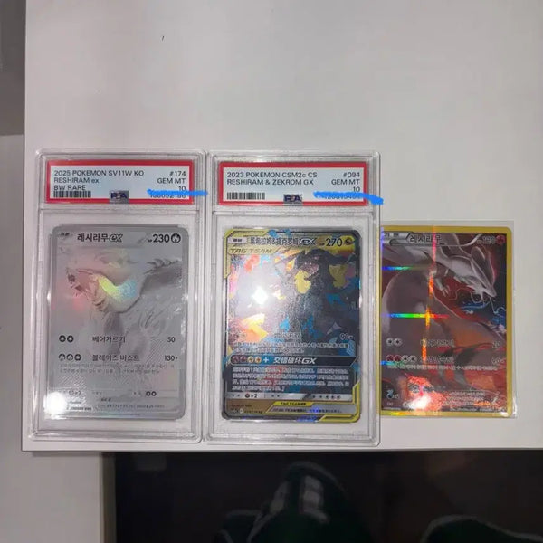 [BUNJANG] Reshiram Zekrom PSA Graded Card / 레시라무 bwr 레시라무 제크로무 psa 등급카드