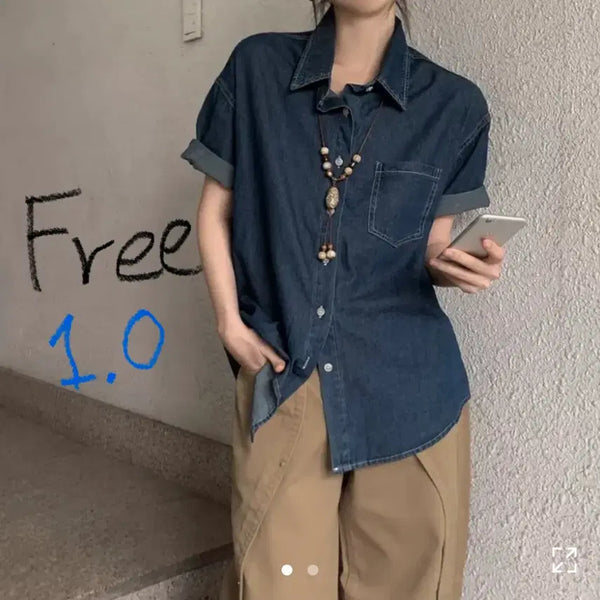 [BUNJANG] Short Sleeve Shirt / 반팔 남방