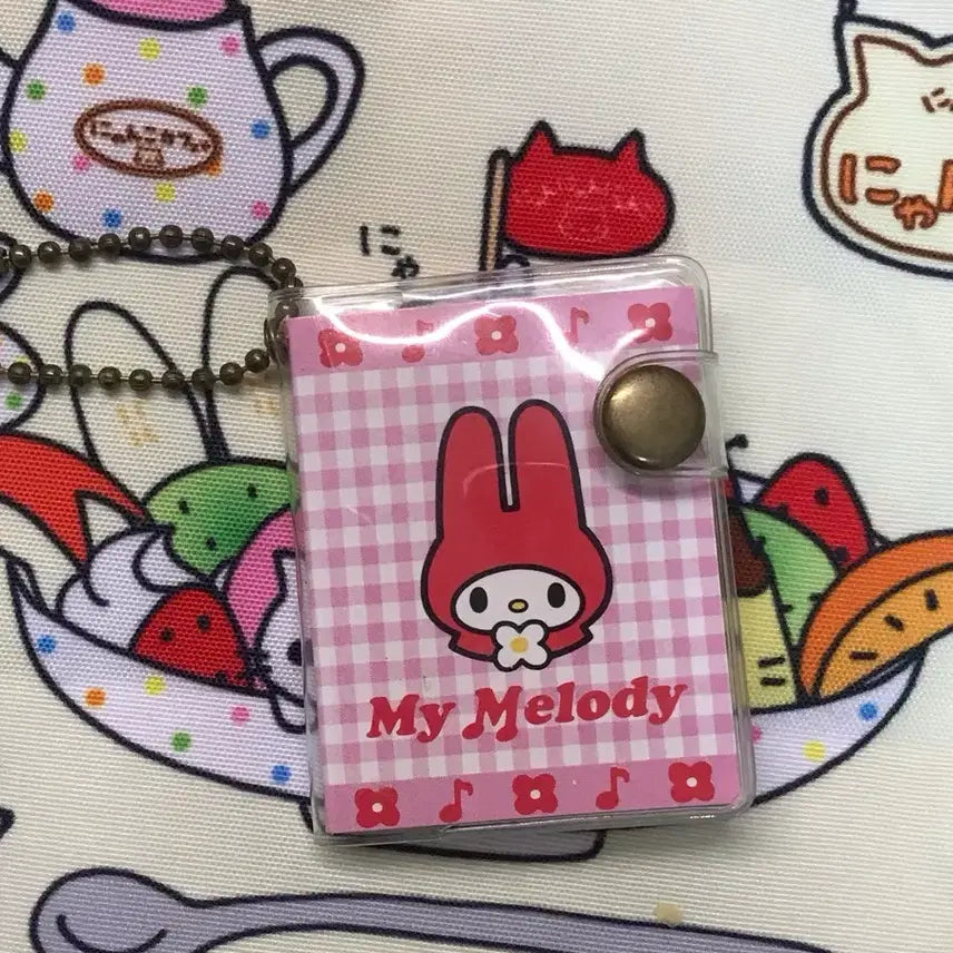 [BUNJANG] Classic Sanrio My Melody Notebook Keychain / 고전 산리오 마이멜로디 노트 수첩 키링