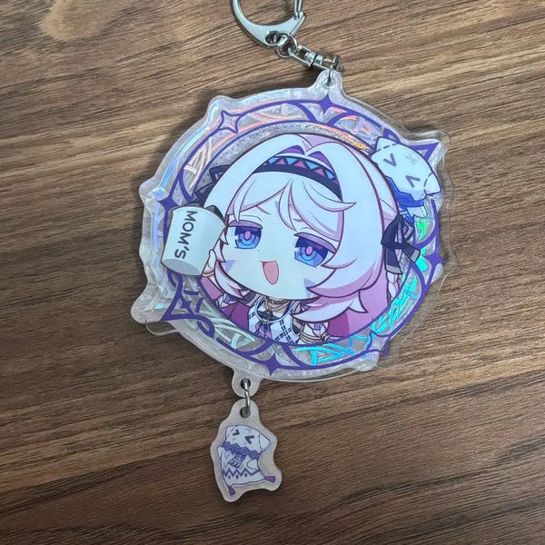 [BUNJANG] Genshin Impact Mom's Touch Official Collaboration - Sitellari Acrylic Keychain / 원신 공식 맘스터치 콜라보 시틀라리 아크릴 키링