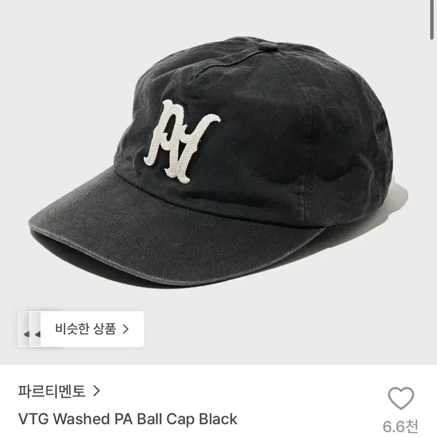 [BUNJANG] Partimento VTG Washed PA Ball Cap Black / 파르티멘토 VTG Washed PA Ball Cap Black