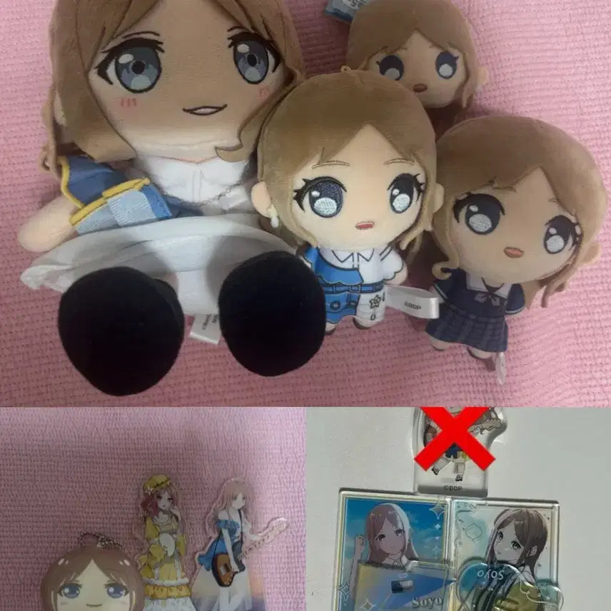 [BUNJANG] BanG Dream! MyGO! Nagasaki Soyo Goods Bundle Set (Plush, Acrylic, Manju) / 뱅드림 마이고 나가사키 소요 굿즈 일괄 판매 (누이, 아크릴, 만쥬)