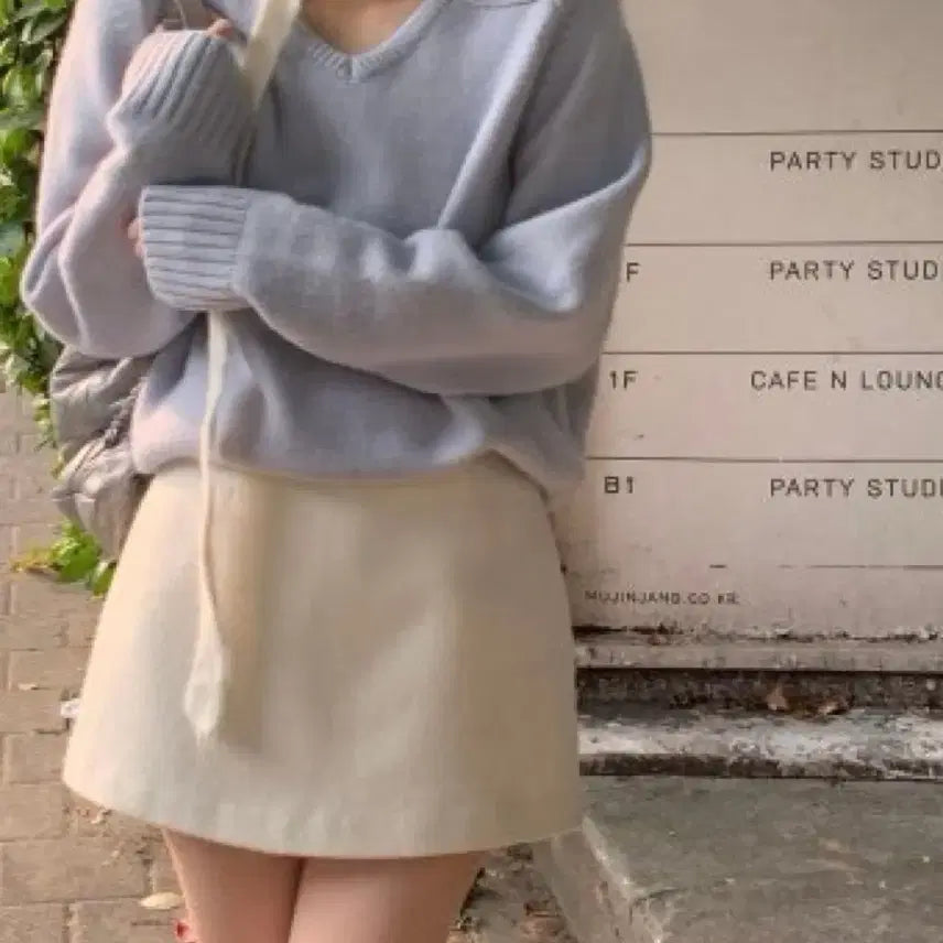 [BUNJANG] Modo Market Modo Skirt Pants Ivory / 모도마켓 모도 스커트팬츠 m 아이보리