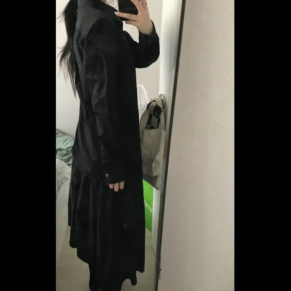 [BUNJANG] Comme des Garçons Black Shirt Size S / 꼼데가르송 블랙 셔츠 S