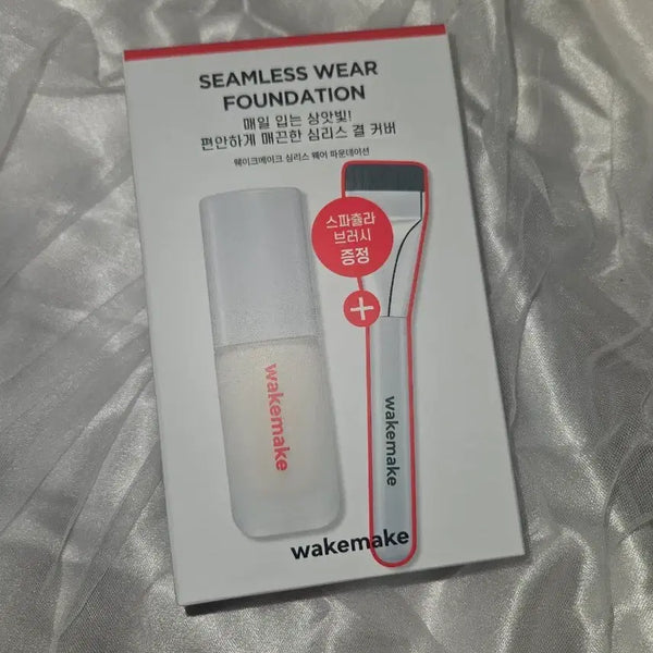 [BUNJANG] WAKEMAKE Seamless Wear Foundation 22 Natural / 웨이크메이크 심리스웨어 파운데이션 22네추럴