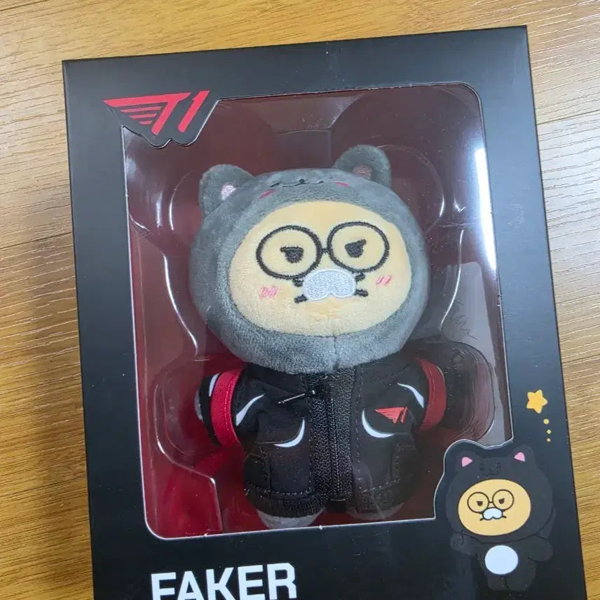 [BUNJANG] T1 Faker Chunsik Doll Keyring Photocard / T1 페이커 춘식이 인형 키링 포카